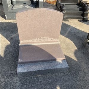 Crown Red Granite Tombstones And Monuments Gravestone